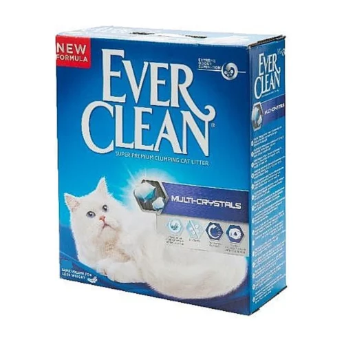 (10 ליטר) אויר קלין (EVER CLEAN) - חול מתגבש - מולטי קריסטל