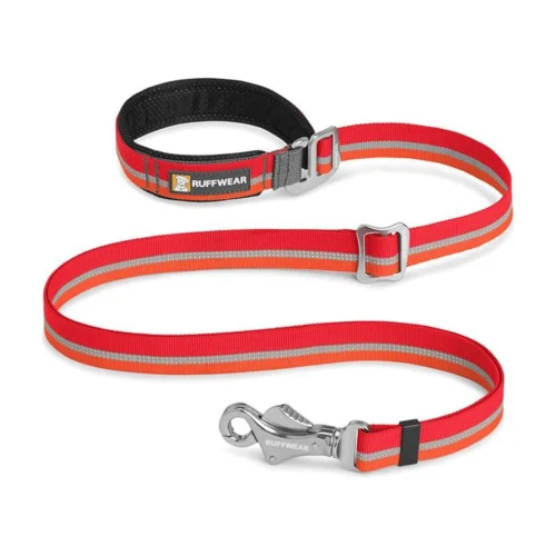 רפוואר רצועה מודולרית לכלב RUFFWEAR SLACKLINE LEASH - אדום