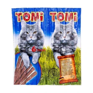 חטיף טומי לחתולים - שישיית סטיקים - Tomi - סלמון