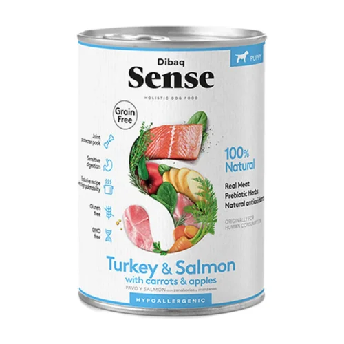 SENSE סנס שימורים ללא דגנים - הודו וסלמון