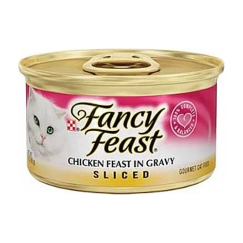 FANCY FEAST פנסי פיסט - נתחים עוף ברוטב