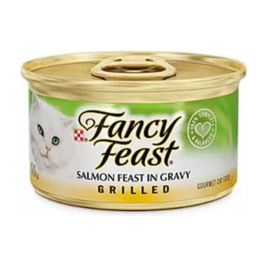 FANCY FEAST פנסי פיסט - קוביות גריל סלמון ועוף