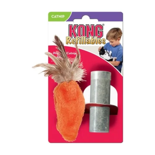 KONG קונג צעצוע ממולא קטניפ לחתול - גזר