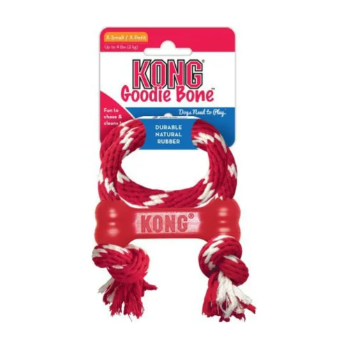 KONG GOODIE BONE קונג חבל דנטלי - גדול