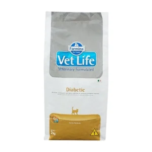 (2 ק"ג) VET LIFE - מזון רפואי דיאבטיק לחתול