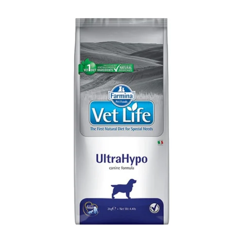 (2 ק"ג) וט לייף VETLIFE- מזון רפואי לכלב אולטרה היפו