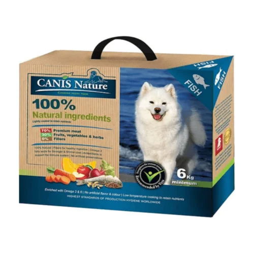 (6 ק"ג) קאניס נייצר CANIS NATURE דגים - לכלבים מגזע קטן בינוני