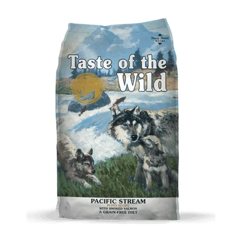 (12.2 ק"ג) טייסט אוף דה ווילד TASTE OF THE WILD סלמון - לכלבים גורים מגזע קטן בינוני גדול