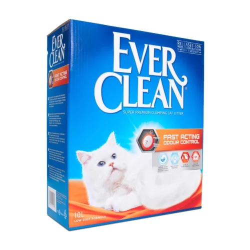 (10 ליטר) אויר קלין (EVER CLEAN) - חול מתגבש לחתולים - פעולה מהירה