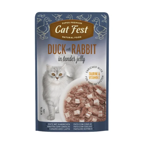 cat fest- פאוץ' חתולים ברווז וארנב - קט פסט Cat Fest