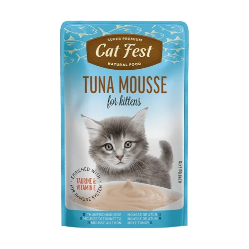 cat fest- פאוץ' לגורי חתולים מוס טונה - קט פסט Cat Fest