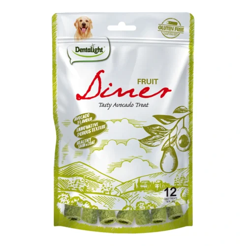 דנטלייט Fruit Diner חטיף מועשר באבוקדו לטיפוח העור והפרווה 80 גרם
