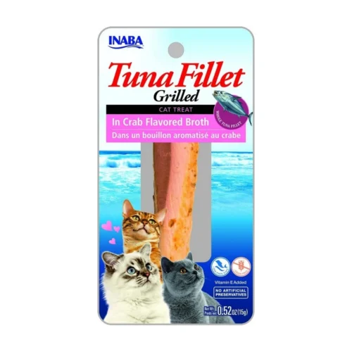 חטיפי INABA דמויי נתח בשר לחתולים - טונה וסרטן — Inaba — מקור biopet-5553545