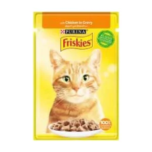 FRISKIES פריסקיס פאוצ' - נתחי עוף ברוטב