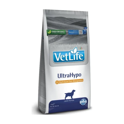 (12 ק"ג) וט לייף VETLIFE- מזון רפואי לכלב אולטרה היפו — Vet Life (Farmina) — מקור biopet-5560191