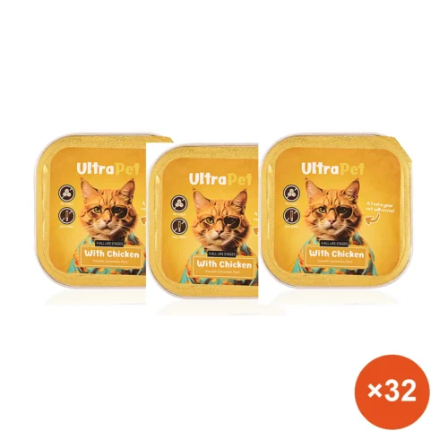 מארז 32 יחידות אולטרה פט - פטה עוף לחתול 100 גרם — DOGMARKET