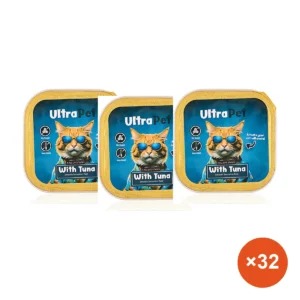אולטרה פט - פטה טונה לחתול 100 גרם × 32 יחידות — חיסכון של ₪61