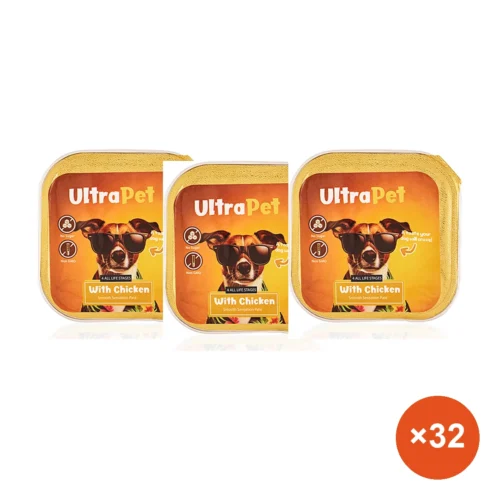 מארז 32 יחידות אולטרה פט - פטה עוף לכלב 100 גרם — DOGMARKET