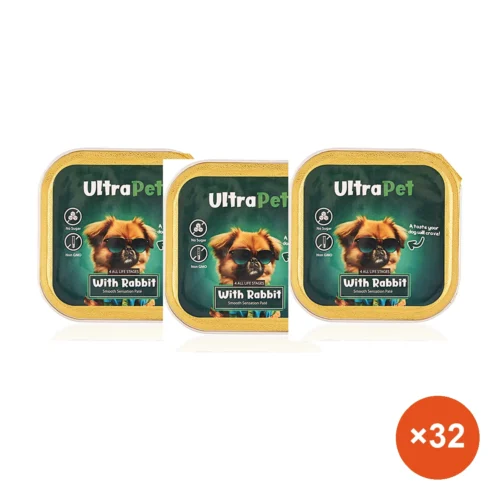 מארז 32 יחידות אולטרה פט - פטה ארנב לכלב 100 גרם — DOGMARKET