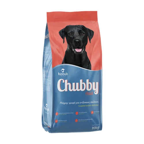 צ'אבי Chubby מזון יבש לכלבים בוגרים 20 קג