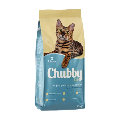 צ'אבי Chubby מזון יבש לחתולים בוגרים 20 קג