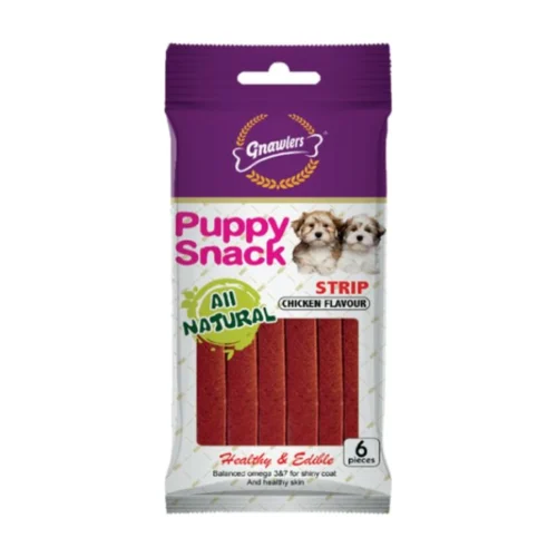 גנאולרס Puppy Snack - רצועות רכות לגור בטעם עוף 80 גרם