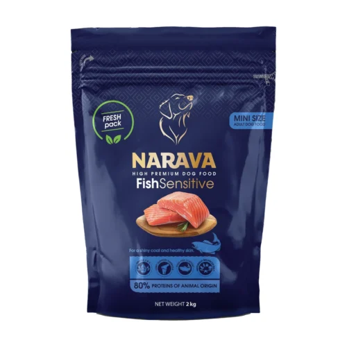 ברקין נרבה NARAVA כלב דגים מיני 2 קג